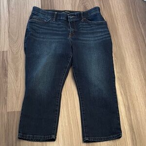 🌹Women's Dark Blue cropped Jeans